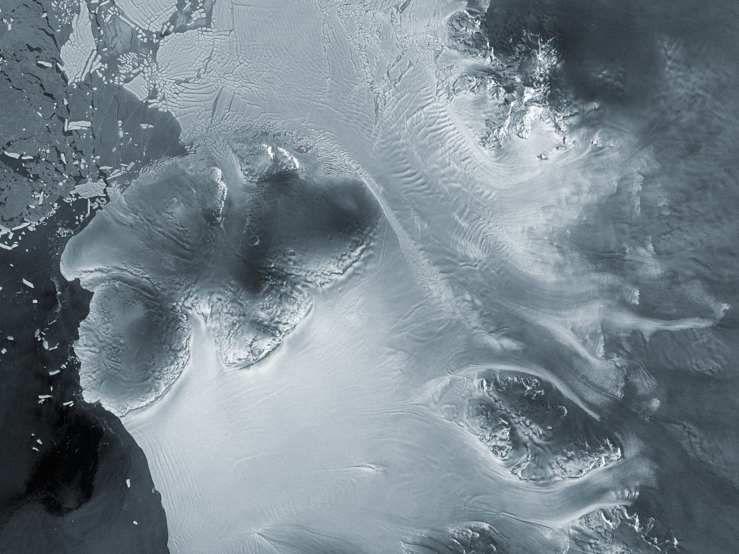 Der Gletscher beschleunigt in einem schockierenden Fall von „Eispiraterie“ um 87%.