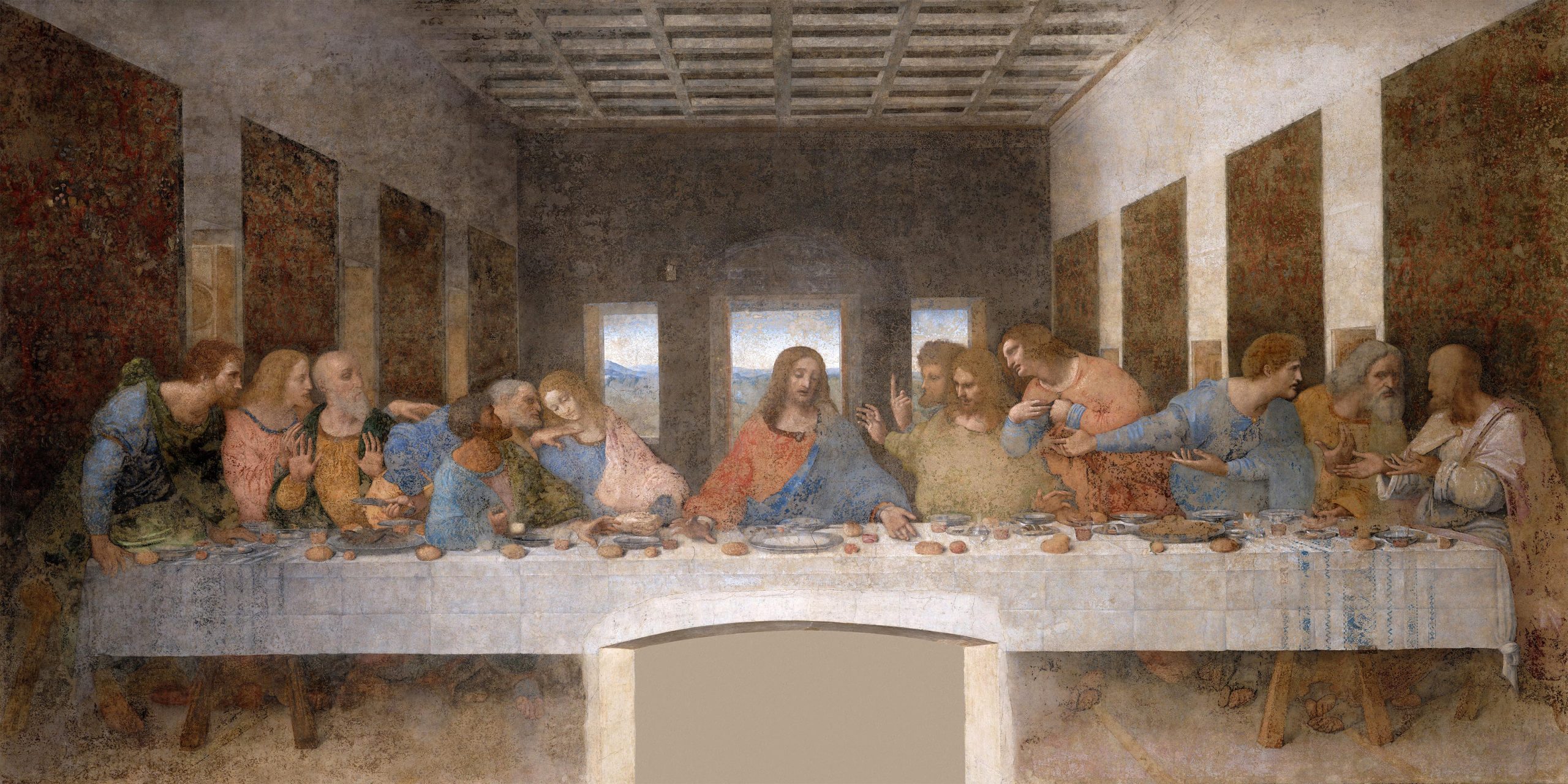 Da Vincis letztes Abendessen, das durch Luftverschmutzung bedroht ist