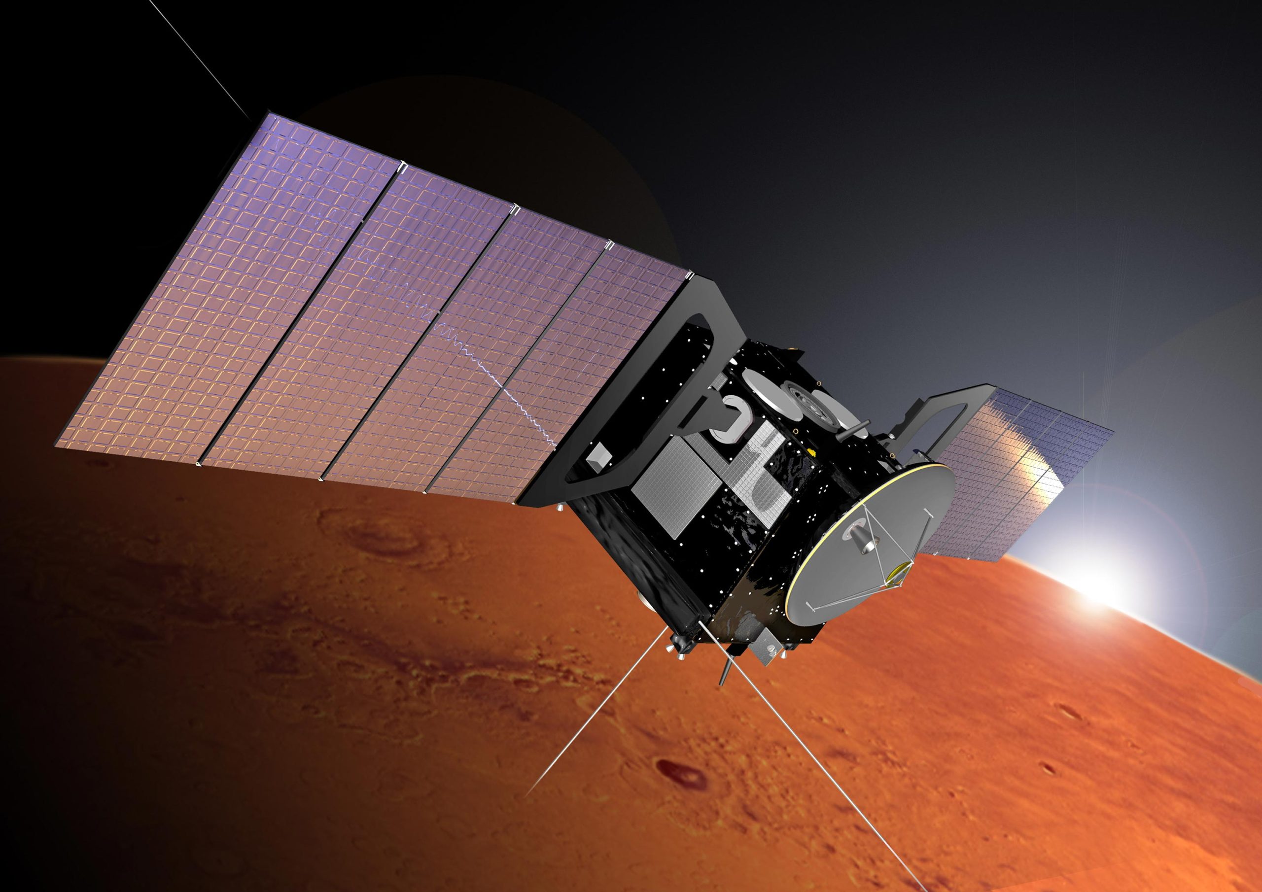 Ein erfolgreicher Einweg-Telefonanruf beim Mars
