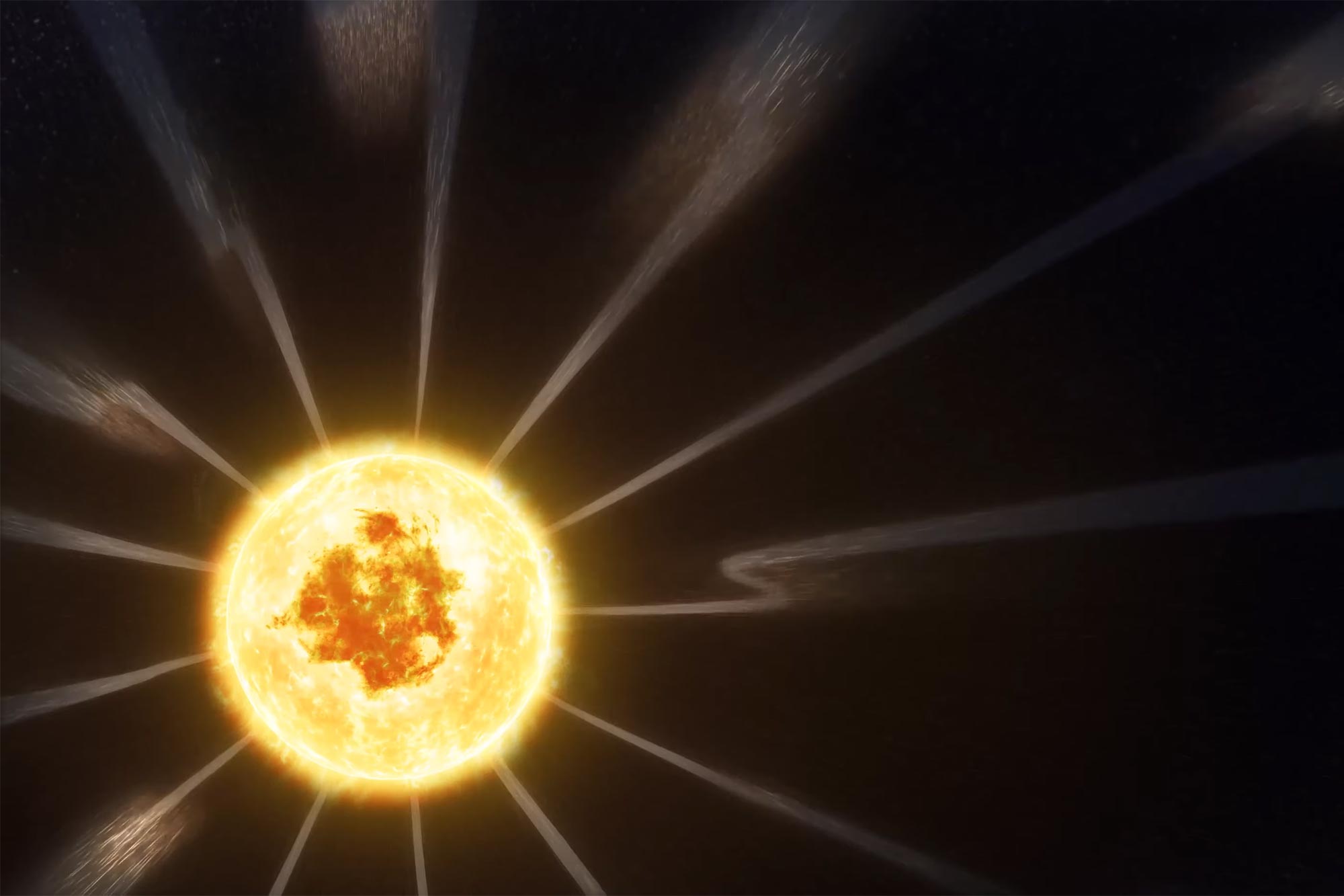 Schalter im Weltraum: Wissenschaftler entdecken, wie Sonnenwind Energie bekommt
