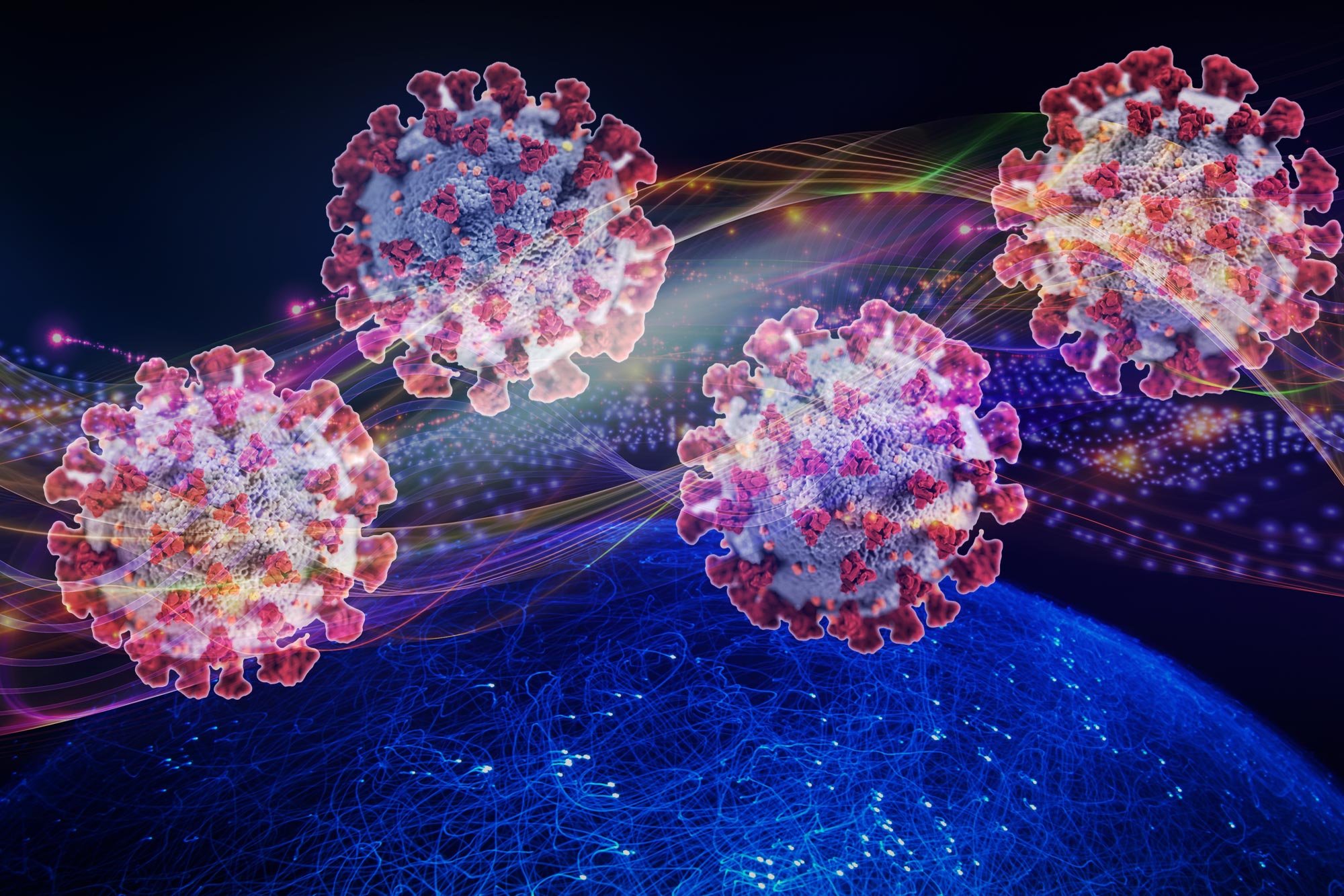 Schnelle Ausbreitung des Coronavirus 