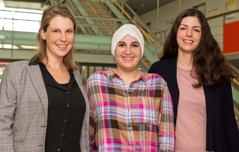 Stefanie Heilmann Heimbach, Rana Aldisi and Sabrina Henne